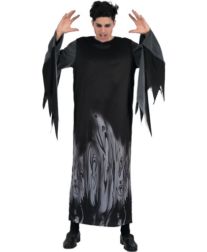 Zwart zielen reaper kostuum voor mannen - Verkleedkleding - Maat L