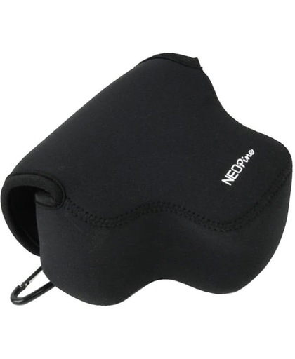 NEOpine Neoprene Shockproof Soft hoesje Bag met Hook voor Panasonic FZ1000 Camera(zwart)