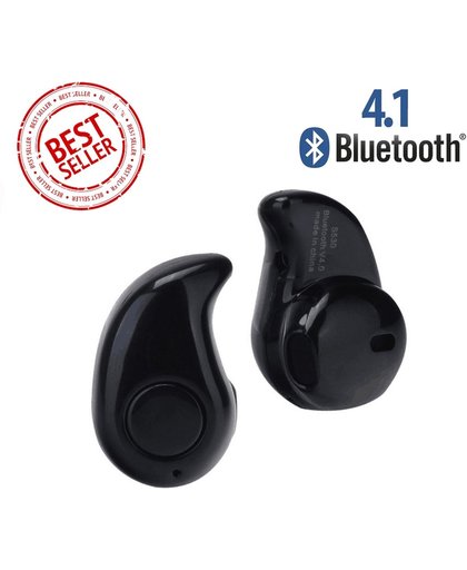 Bluetooth Sport In-ear oortje / Kwaliteits-headset, in stijl sporten, muziek luisteren en bellen (bijna onzichtbaar). Oordopje/Oortje/Oortelefoon/Draadloos/Wireless/Headset