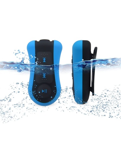 Difrnce MPW720, Waterproof MP3 speler Blauw
