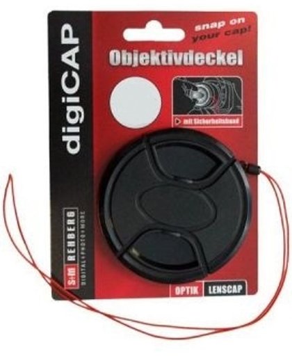 digiCAP 9860/62 62mm Zwart lensdop