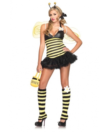 Sexy bijen kostuum voor dames 36-38 (s/m)