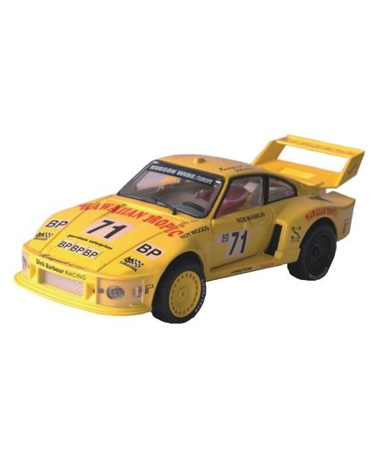Cartronic 124 Racebaan Auto Porsche Turbo 935 geel