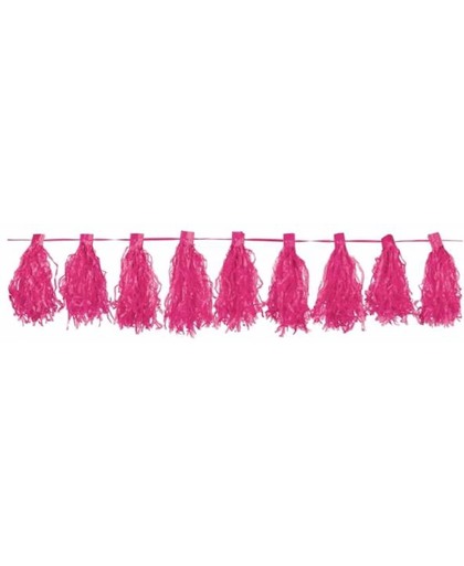 Luxe tassel slinger roze