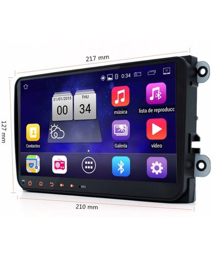 Radio Navigatie 9  inch full toutchscreen Quad Core Android vw volkswagen rns510 pasvorm SKODA  SEAT