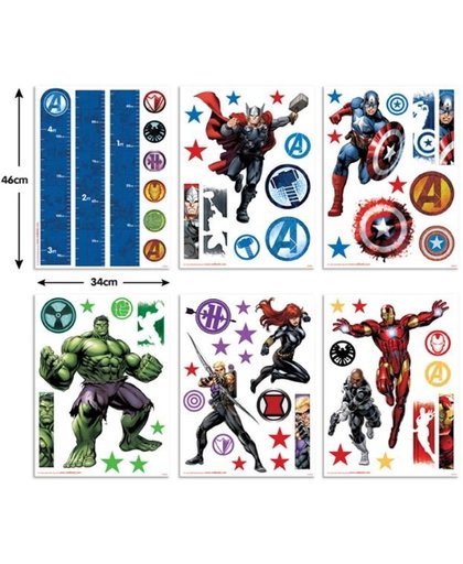 Marvel Muursticker Avengers 66 stickers