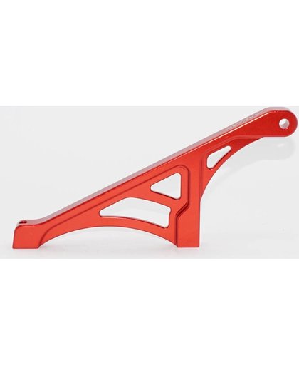 Area RC, Chassis strip achter, (5IVE & MINI), (Rood Aluminium), 1 st.