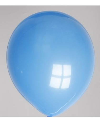 Globos ballonnen rond nr10 blauw a 100st