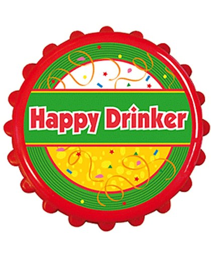 Bierdop flesopener Happy Drinker