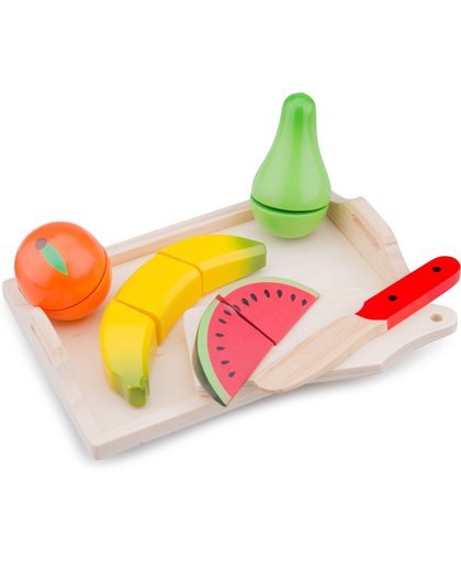New Classic Toys - Speelgoed Snijset - Fruit op Dienblad