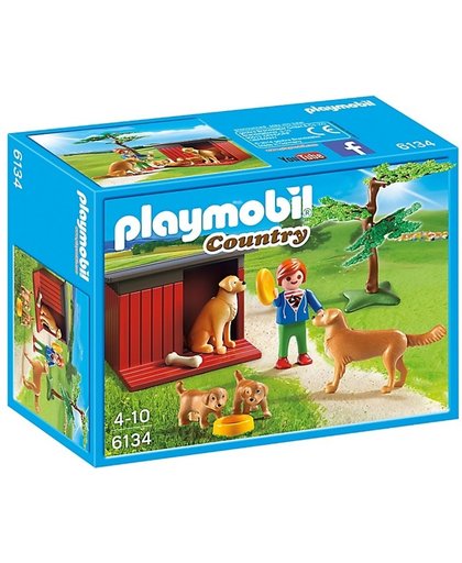 Playmobil Country: Golden Retrievers Met Puppy's (6134)