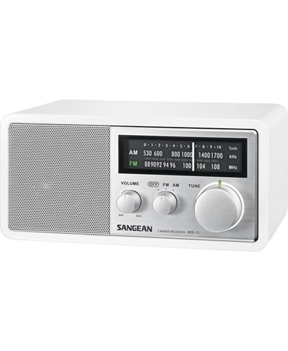 Sangean WR-11 - Tafel radio - Wit