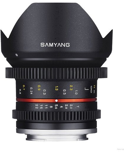Samyang 12mm T2.2 Cine Ncs Cs - Prime lens - geschikt voor Canon