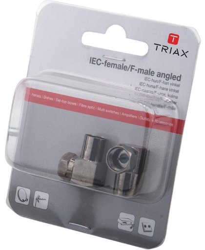 Triax T153024 Antenne Adapter F-Connector Female - F-Connector Male