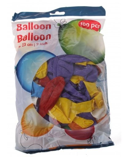 Amigo ballonnen 23 cm 100 stuks
