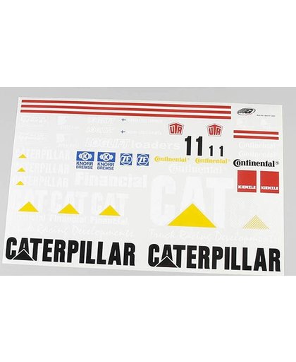 Stickers, (Super Race & Caterpillar Truck), Set