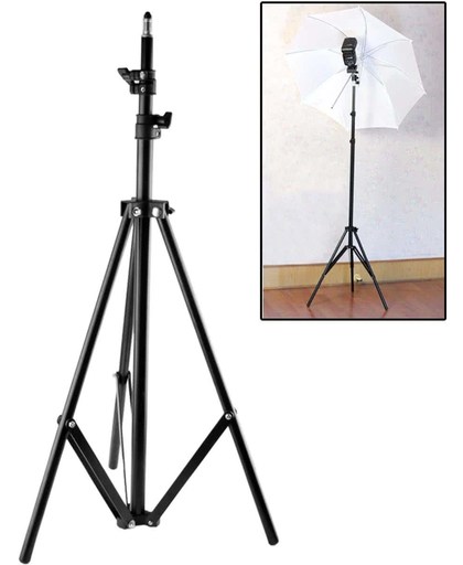 professional photography aluminum lichting stand voor studio flash licht(zwart)