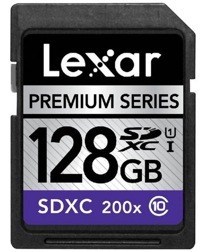 Lexar Premium Series SD kaart 128GB