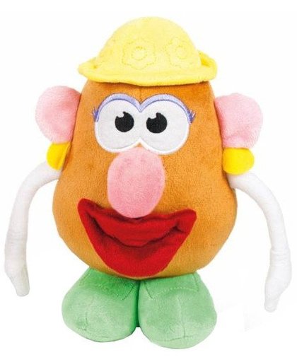 Famosa knuffel Mr. Potato Head hoed 18 cm zwart/groen