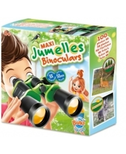 Buki Maxi Binoculars Zwart, Groen verrekijker