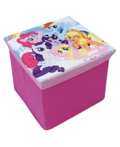 Disney My little Pony opbergmand/kruk roze 56 x 36 x 31 cm