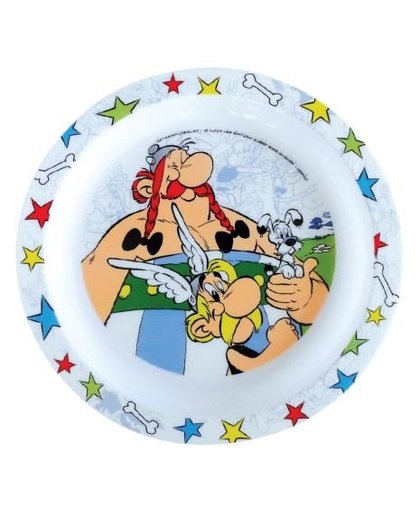 Asterix & Obelix Bord kunststof 22 cm wit