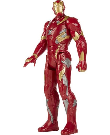 Marvel Avengers Iron Man Elektronisch actiefiguur - Titan Hero 30 cm