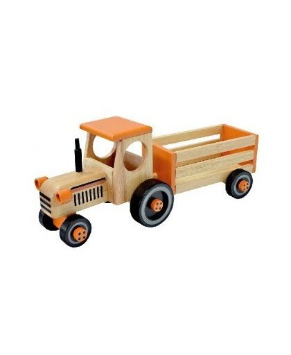 I'm Toy Tractor met aanhanger 52 x 20 x 21 cm hout