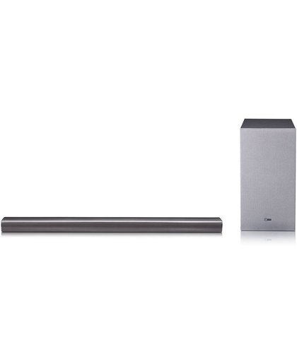 LG SJ6 soundbar luidspreker 2.1 kanalen 320 W Zilver Bedraad en draadloos