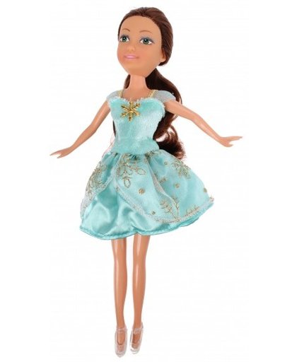 Eddy Toys tienerpop ballerina Princess 28 cm groen