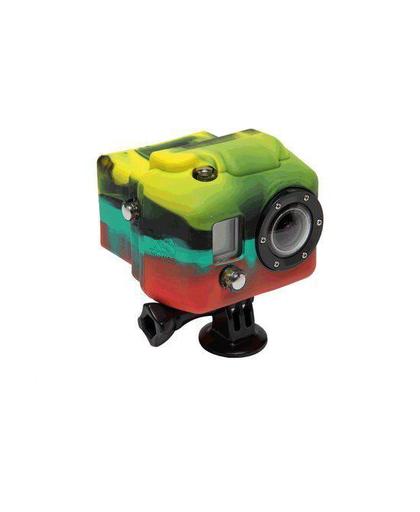 Xsories Hooded Silicone Cover voor GoPro Hero3 - Rasta