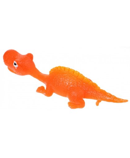 Eddy Toys dinosaurus Acrocanthosaurus katapult oranje 10 cm