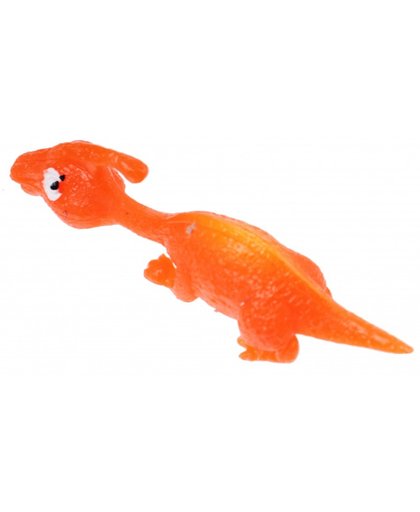 Eddy Toys dinosaurus Acasaurus katapult oranje 10 cm