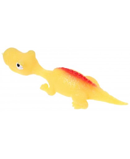 Eddy Toys dinosaurus Acrocanthosaurus katapult geel 10 cm