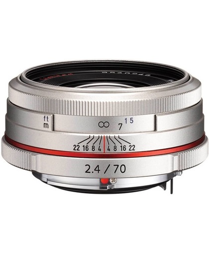 Pentax 70mm f/2.4 HD DA Limited - Zilver - geschikt voor een digitale spiegelreflexcamera van Pentax