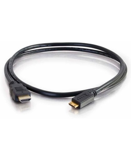 C2G 81999 HDMI kabel 1,5 m HDMI Type A (Standard) HDMI Type C (Mini) Zwart
