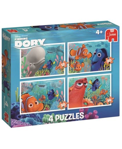 Disney Finding Dory 4in1 Puzzel