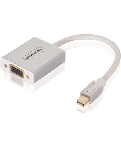 Profigold hoge kwaliteit Mini DisplayPort naar VGA adapter met vergulde contacten - 0,20 meter