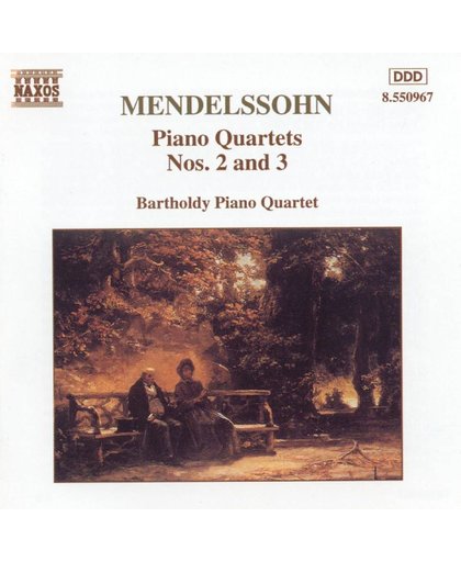 Mendelssohn: Piano Quartets 2 & 3 / Bartholdy Piano Quartet
