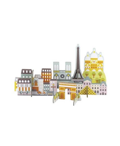 Petit Collage pop out deluxe 3D Parijs 16 delig