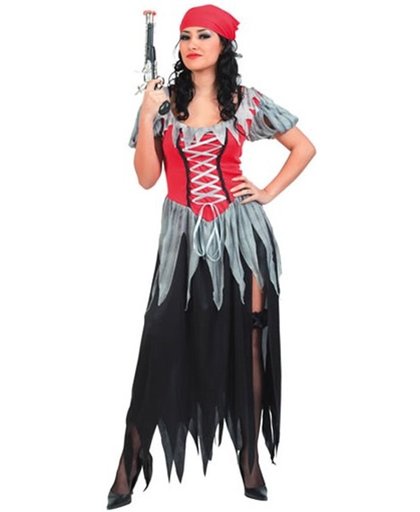 Versleten piraten kostuum voor vrouwen  - Verkleedkleding - Medium
