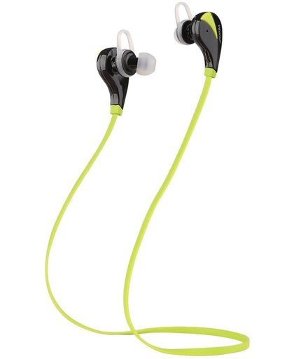 Bluetooth In-ear Draadloze Koptelefoon / Headset / Oordopjes / Oortjes / Hoofdtelefoon / Oortelefoon / Headphones - Geschikt voor Hardloop & Sport - Draadloos / Wireless Bereik Tot 10 Meter! - Groen