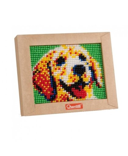 Quercetti mini pixel art hond 21 x 17 cm 1200 delig