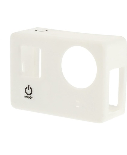Silicone Case Wit voor GoPro Hero 3/3+ zonder LCD BacPac