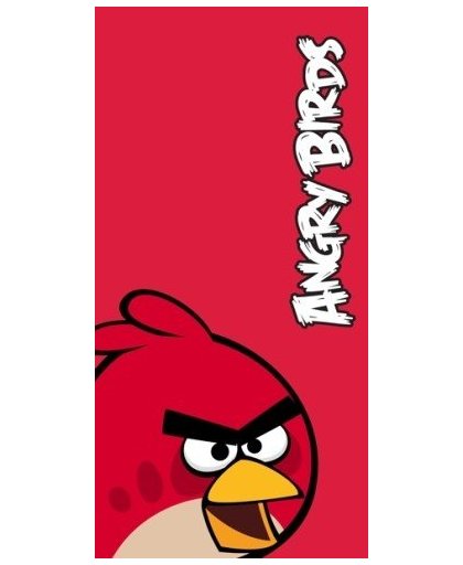 Angry Birds Badlaken Rood 70x140 cm