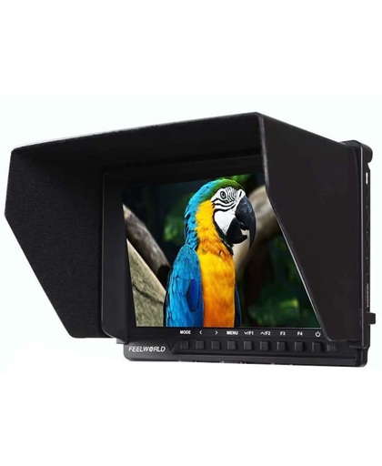 FEELWORLD FW760 7 inch Full HD IPS Screen 160 Degrees Viewing Angle Video Recorder Field Monitor met Sun Shade, Support HDMI Input