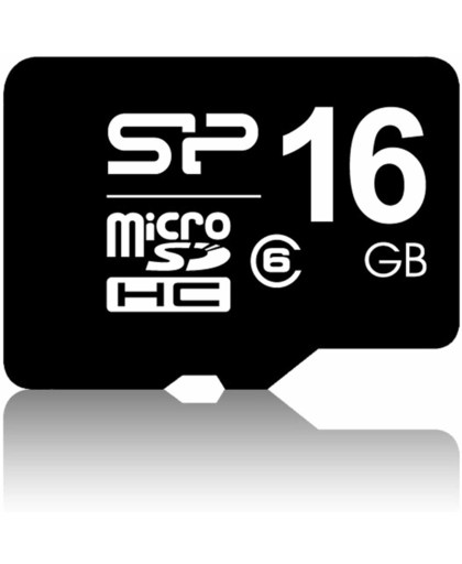Silicon Power 16GB microSDHC 16GB MicroSDHC Klasse 6 flashgeheugen