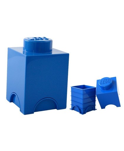LEGO Storage Brick 1 (1,2L) Blauw