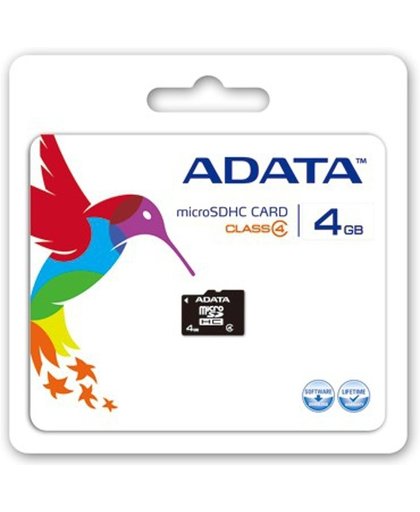 ADATA 4GB Micro SDHC Flashgeheugen