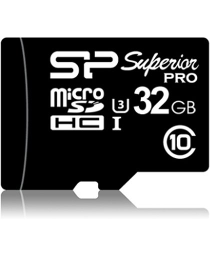 Silicon Power SP032GBSTHDU3V10SP 32GB MicroSDHC UHS-I Klasse 10 flashgeheugen